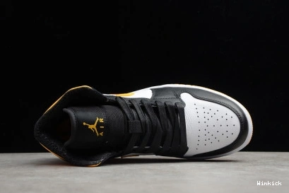 1 "ORANGE MID AIR SE WMNS BLACK" 107 CV5276 - JORDAN 1110